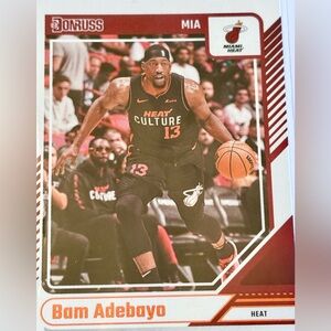 Bam Adebayo Basketball Card Miami Heat Donruss Panini #92